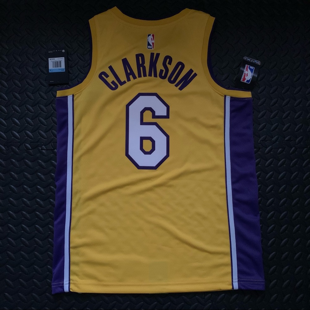 Jordan Clarkson LA Lakers Nike Swingman Jersey